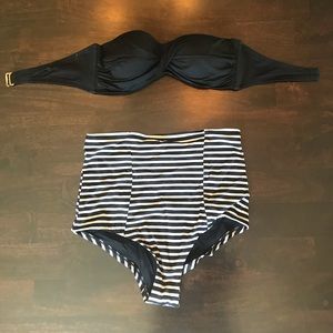 High waisted swimsuit